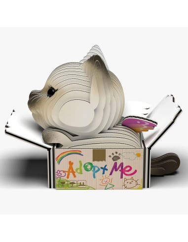 Puzle 3D Eugy Gata Mocha | Comprar Regalo Ecológico Niños