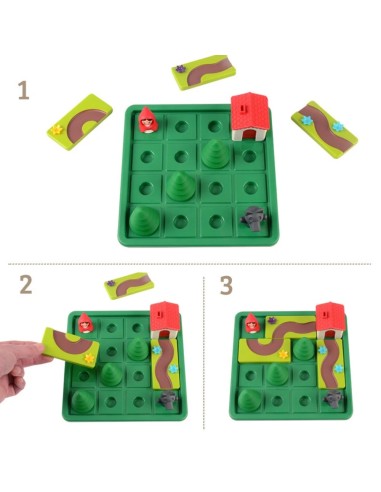 Juego Caperucita Roja Deluxe SmartGames | Puzle de Lógica Niños