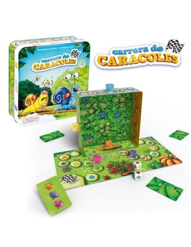 Juego Carrera de Caracoles Ludilo | Juego de Mesa Infantil