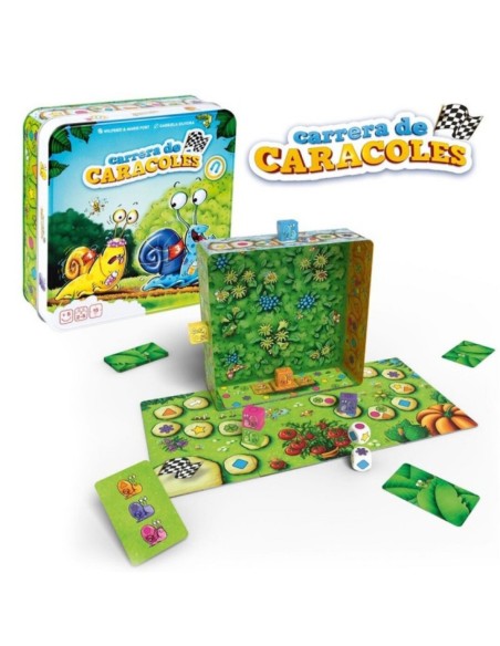 Juego Carrera de Caracoles Ludilo | Juego de Mesa Infantil
